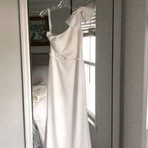 Made With Love “Bella” Wedding Gown- New Unaltered French Crepe Dress